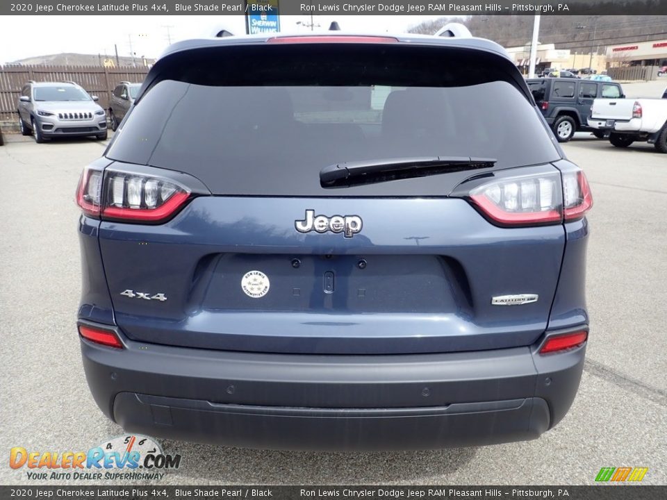 2020 Jeep Cherokee Latitude Plus 4x4 Blue Shade Pearl / Black Photo #10