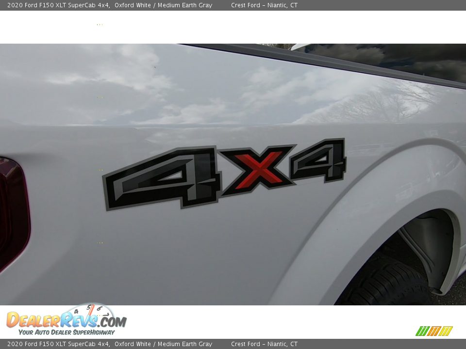 2020 Ford F150 XLT SuperCab 4x4 Oxford White / Medium Earth Gray Photo #9