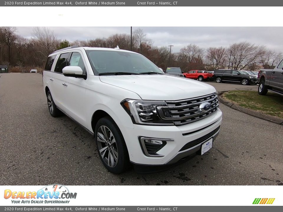 2020 Ford Expedition Limited Max 4x4 Oxford White / Medium Stone Photo #1