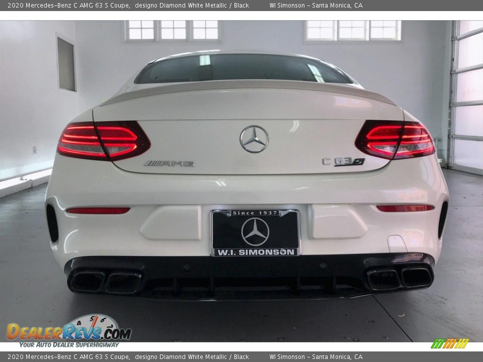 2020 Mercedes-Benz C AMG 63 S Coupe designo Diamond White Metallic / Black Photo #3
