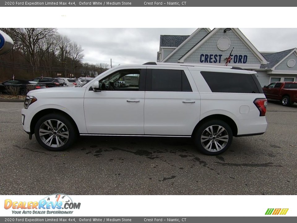 2020 Ford Expedition Limited Max 4x4 Oxford White / Medium Stone Photo #4