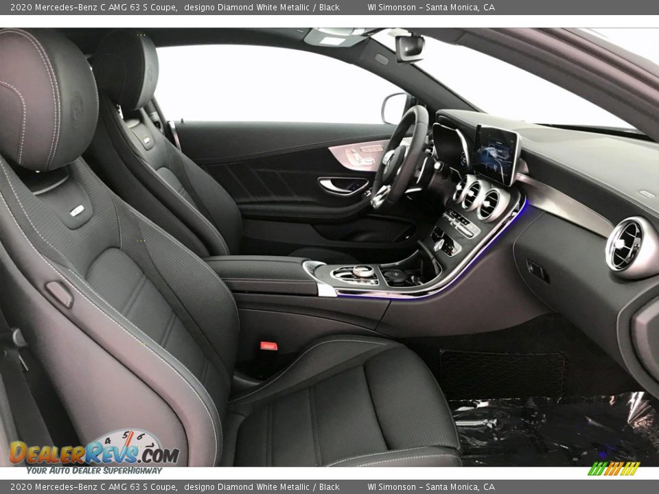 2020 Mercedes-Benz C AMG 63 S Coupe designo Diamond White Metallic / Black Photo #5