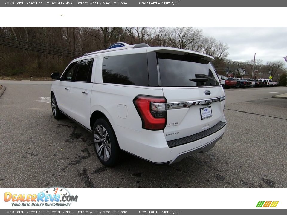 2020 Ford Expedition Limited Max 4x4 Oxford White / Medium Stone Photo #5