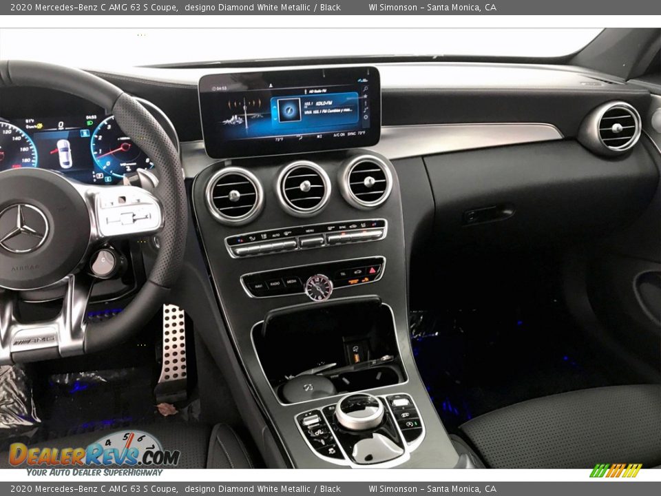 2020 Mercedes-Benz C AMG 63 S Coupe designo Diamond White Metallic / Black Photo #6