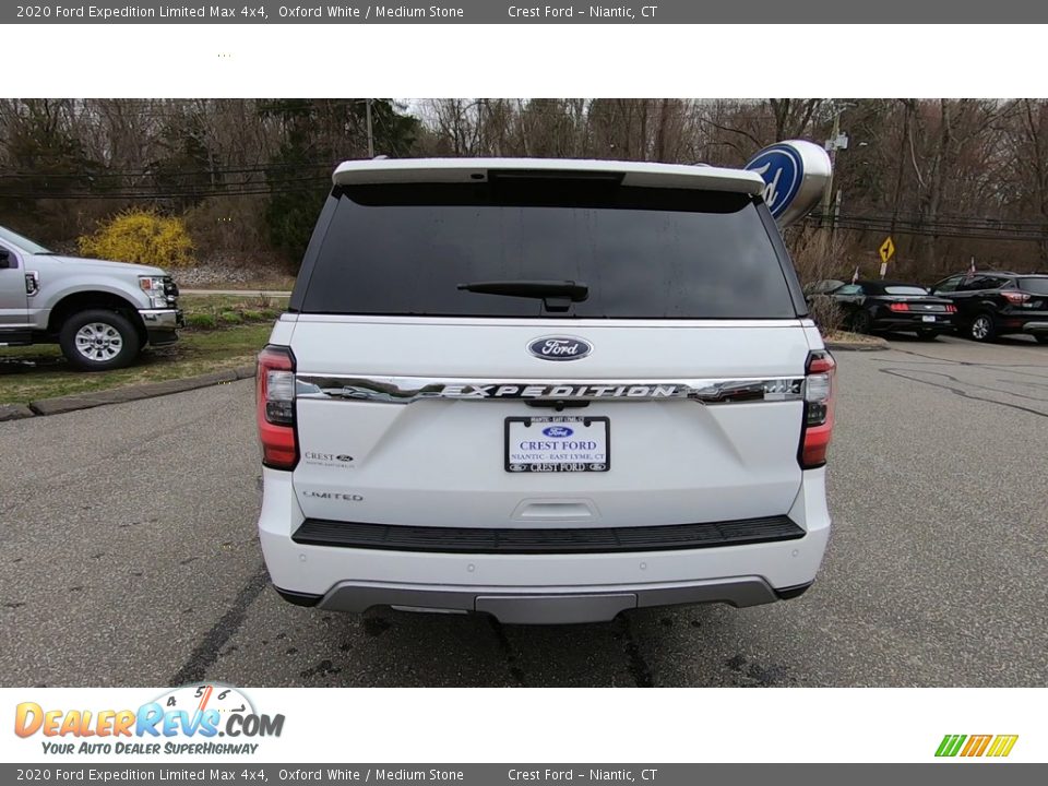 2020 Ford Expedition Limited Max 4x4 Oxford White / Medium Stone Photo #6
