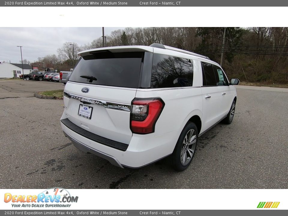 2020 Ford Expedition Limited Max 4x4 Oxford White / Medium Stone Photo #7