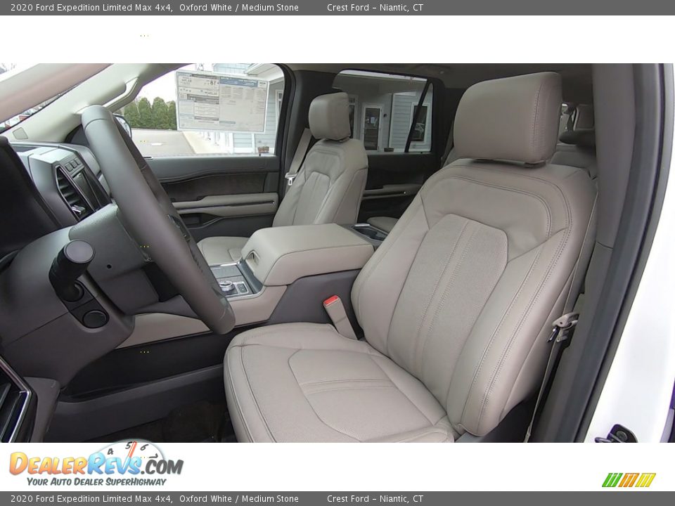 2020 Ford Expedition Limited Max 4x4 Oxford White / Medium Stone Photo #11