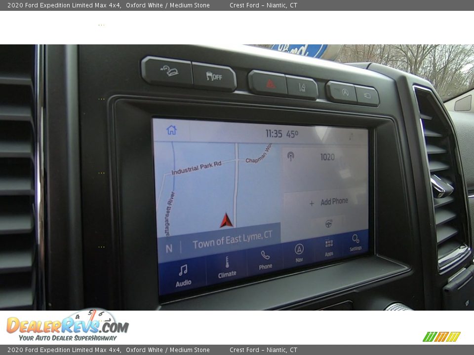 2020 Ford Expedition Limited Max 4x4 Oxford White / Medium Stone Photo #14