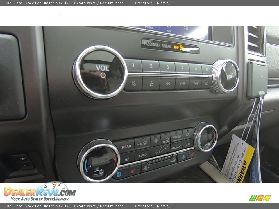 2020 Ford Expedition Limited Max 4x4 Oxford White / Medium Stone Photo #15