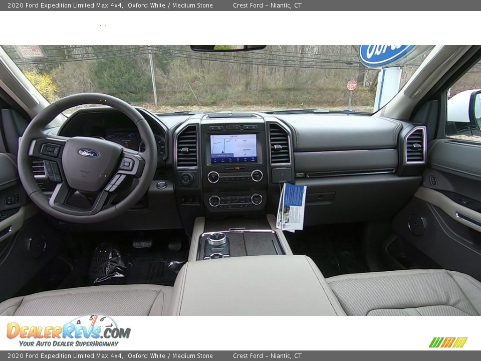 2020 Ford Expedition Limited Max 4x4 Oxford White / Medium Stone Photo #19