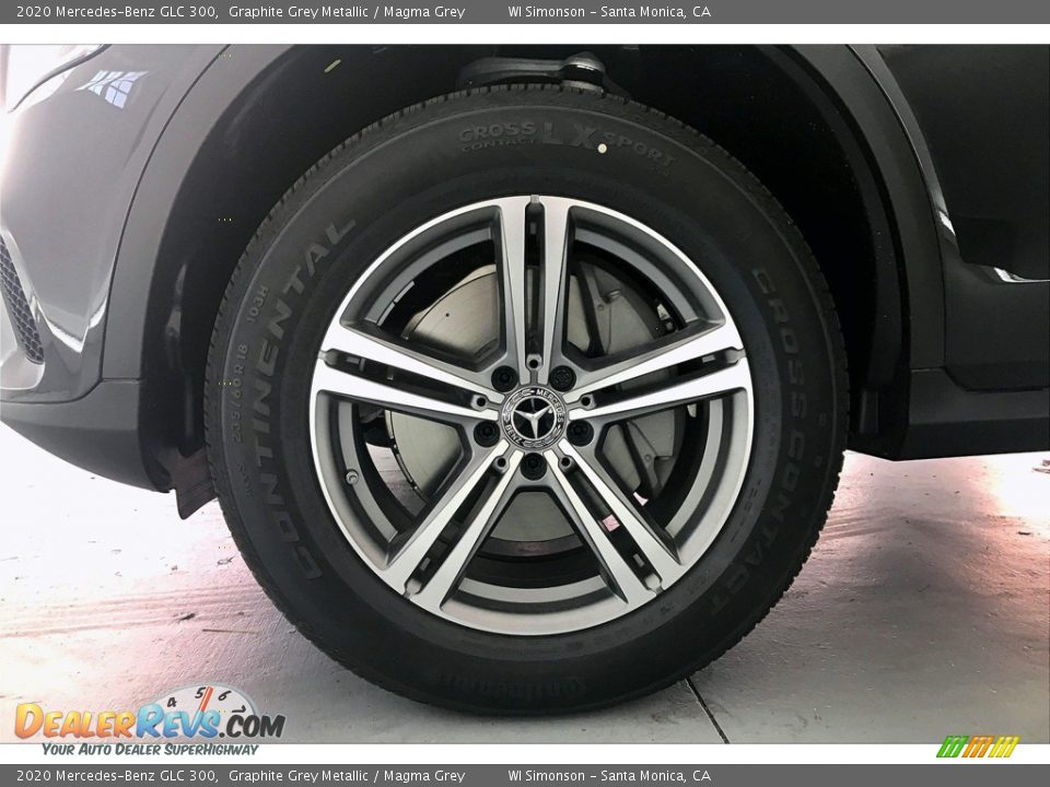 2020 Mercedes-Benz GLC 300 Graphite Grey Metallic / Magma Grey Photo #9