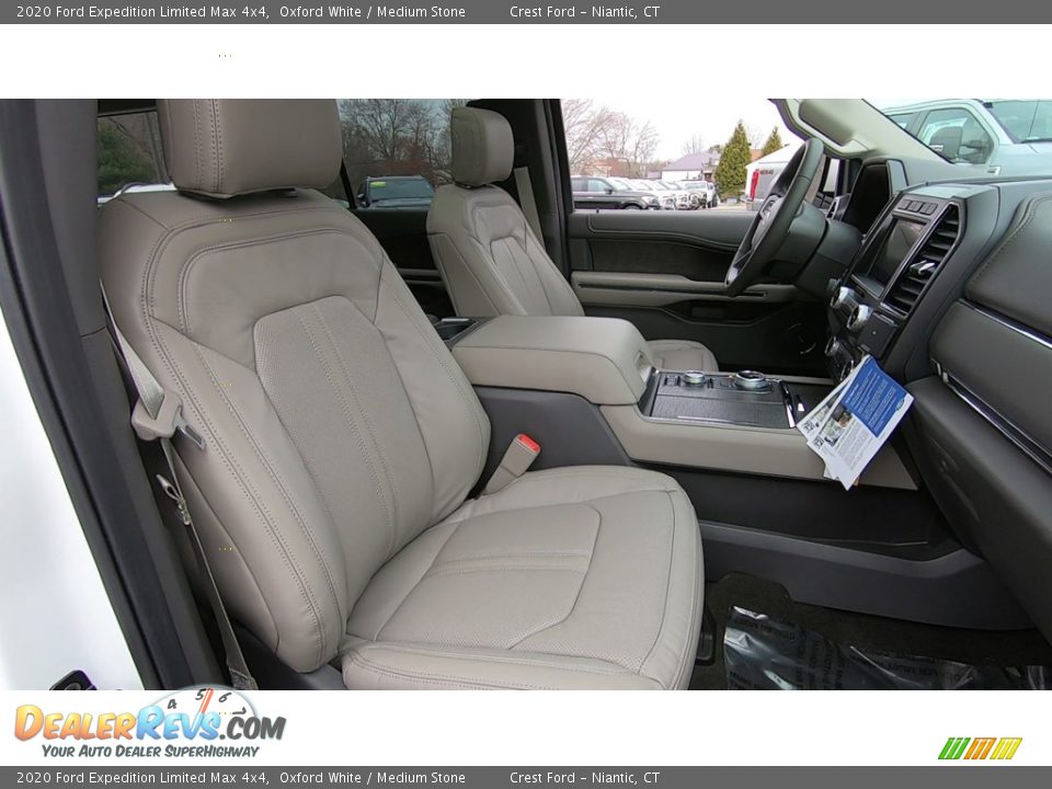 2020 Ford Expedition Limited Max 4x4 Oxford White / Medium Stone Photo #25