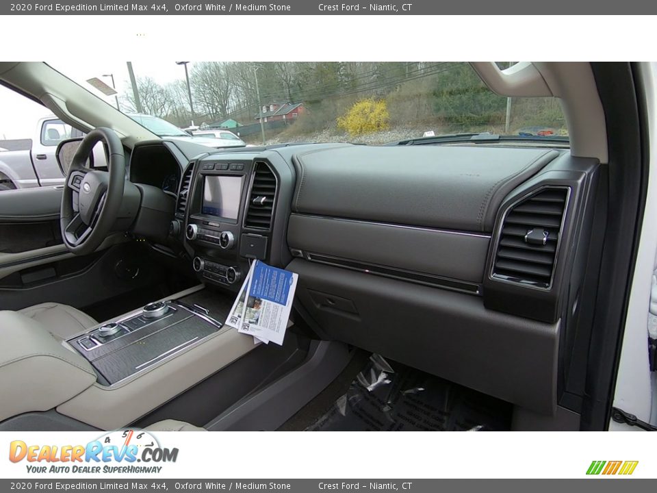 2020 Ford Expedition Limited Max 4x4 Oxford White / Medium Stone Photo #26