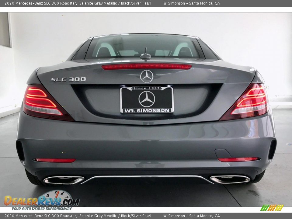 2020 Mercedes-Benz SLC 300 Roadster Selenite Gray Metallic / Black/Silver Pearl Photo #3