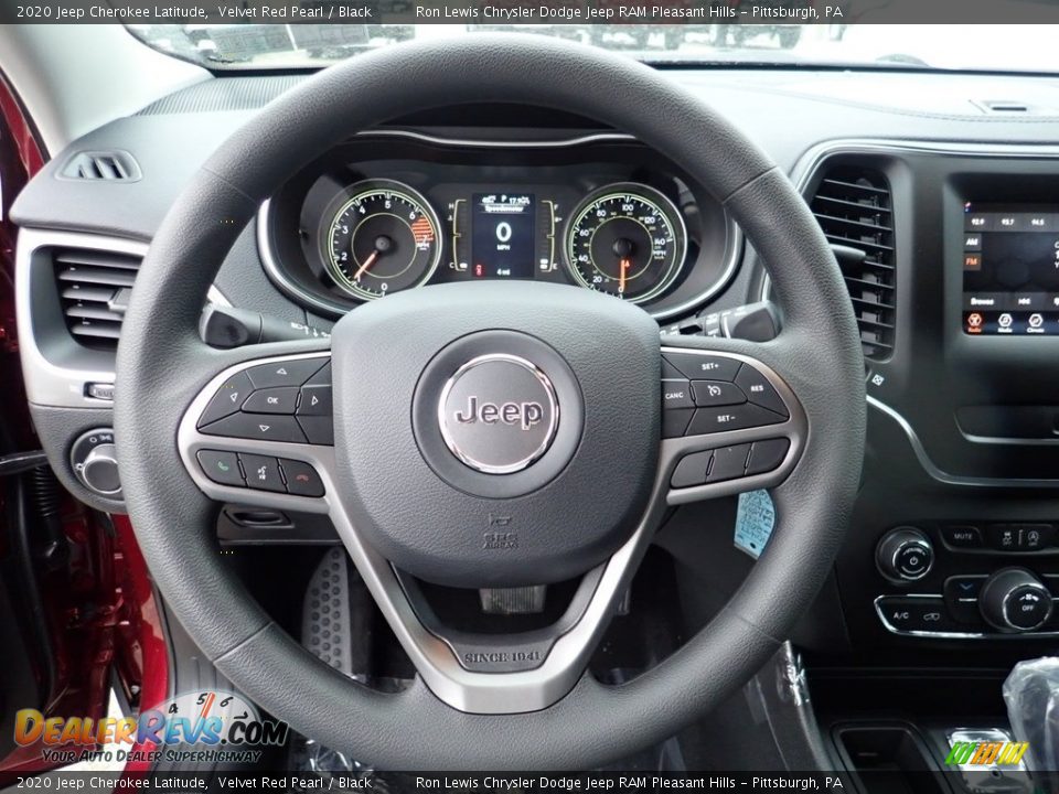 2020 Jeep Cherokee Latitude Steering Wheel Photo #20