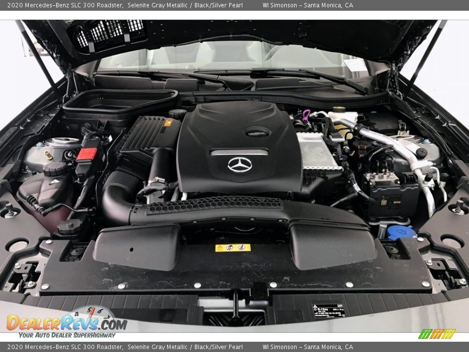2020 Mercedes-Benz SLC 300 Roadster Selenite Gray Metallic / Black/Silver Pearl Photo #8