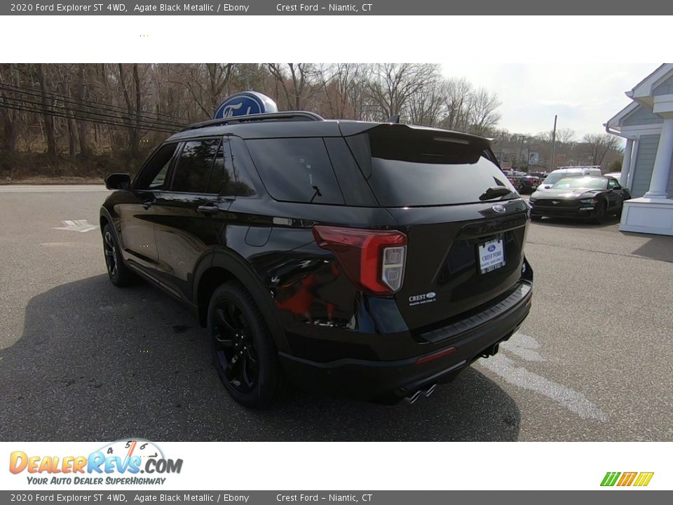 2020 Ford Explorer ST 4WD Agate Black Metallic / Ebony Photo #5