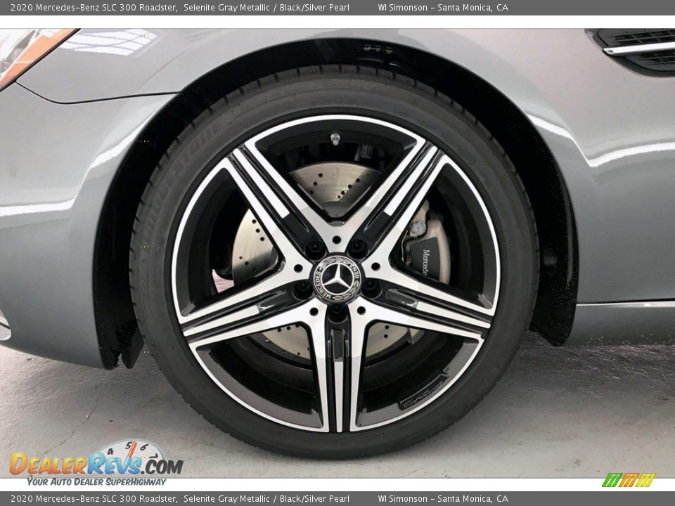 2020 Mercedes-Benz SLC 300 Roadster Selenite Gray Metallic / Black/Silver Pearl Photo #9