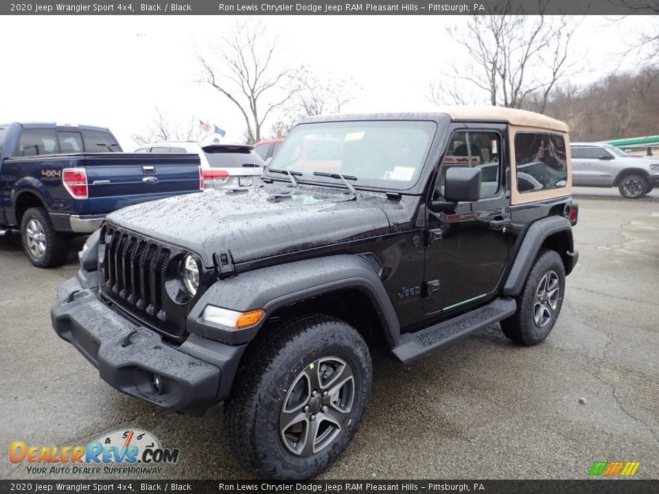 2020 Jeep Wrangler Sport 4x4 Black / Black Photo #1