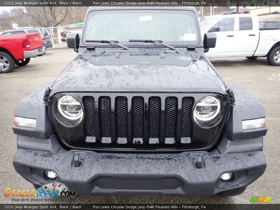 2020 Jeep Wrangler Sport 4x4 Black / Black Photo #2