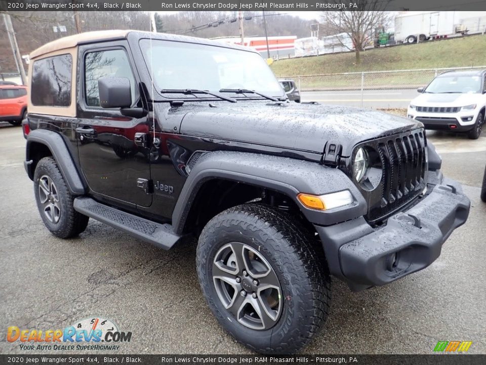 2020 Jeep Wrangler Sport 4x4 Black / Black Photo #3
