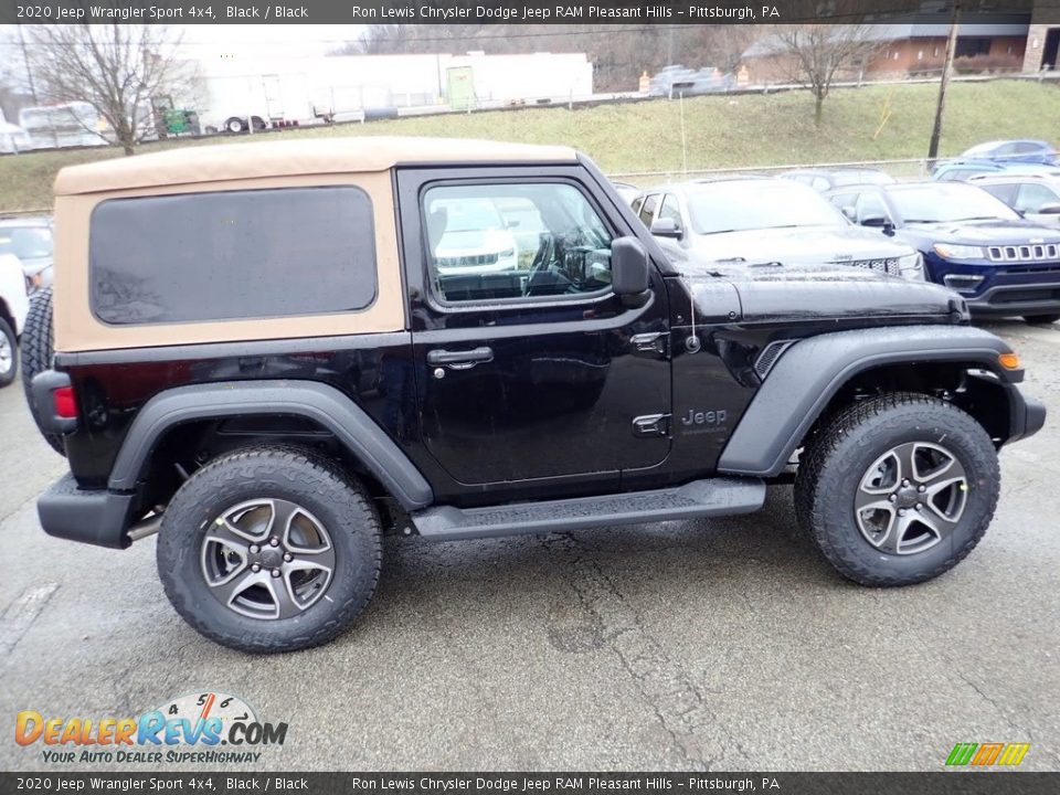 2020 Jeep Wrangler Sport 4x4 Black / Black Photo #5