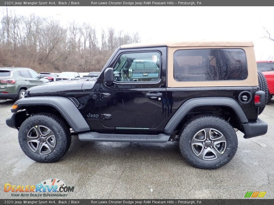 2020 Jeep Wrangler Sport 4x4 Black / Black Photo #6