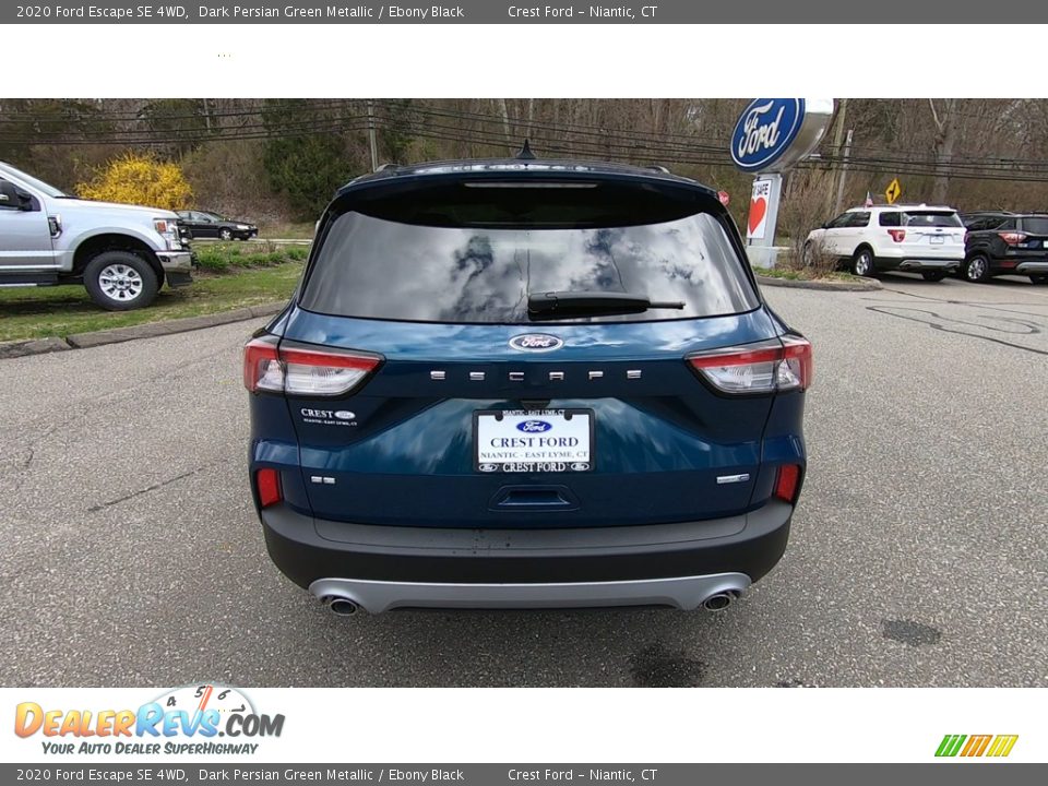 2020 Ford Escape SE 4WD Dark Persian Green Metallic / Ebony Black Photo #6