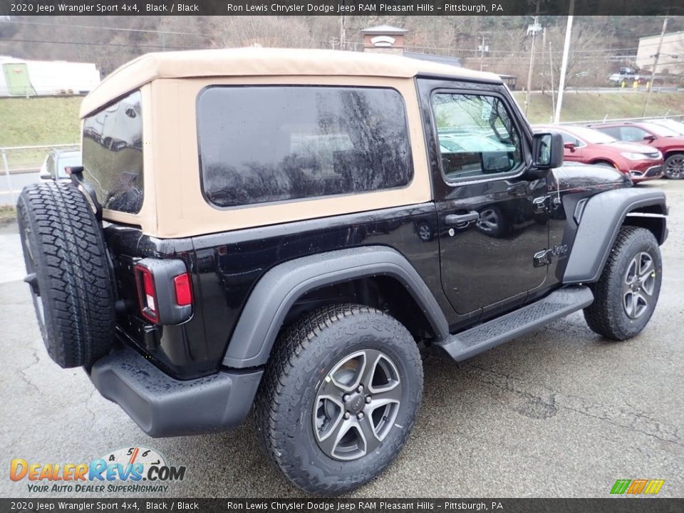 2020 Jeep Wrangler Sport 4x4 Black / Black Photo #10