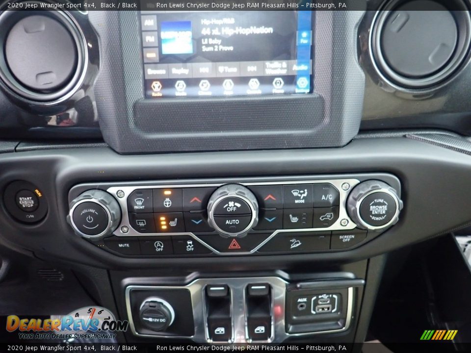 2020 Jeep Wrangler Sport 4x4 Black / Black Photo #18