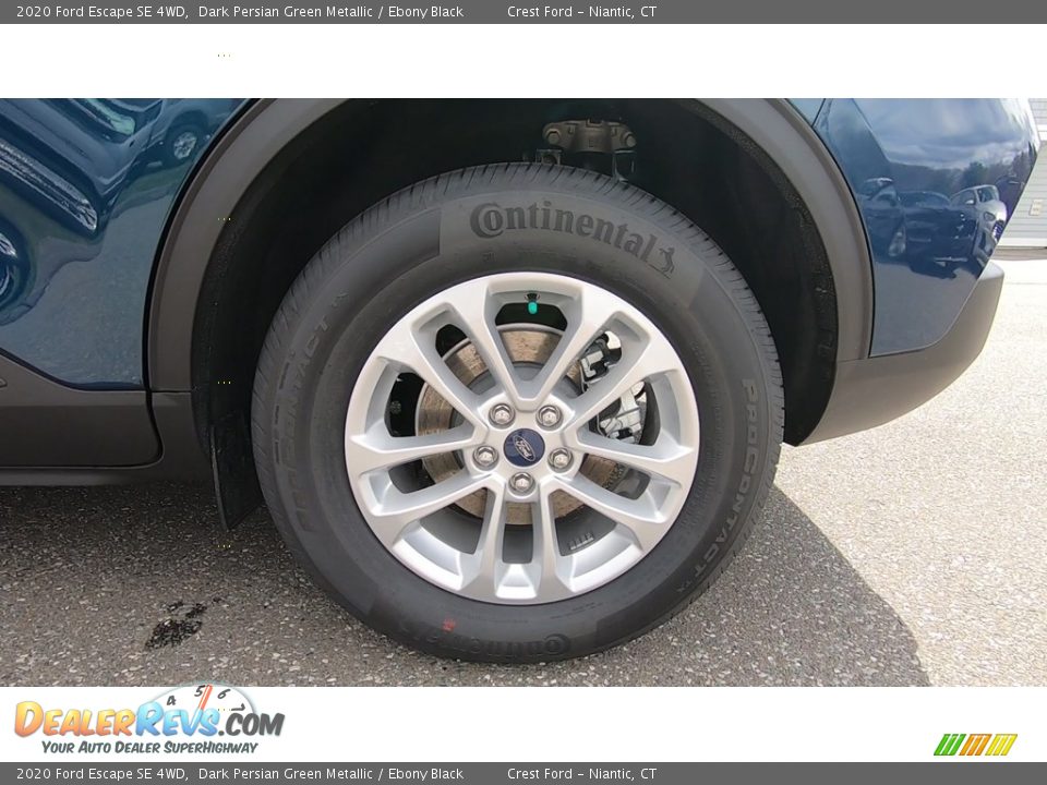 2020 Ford Escape SE 4WD Dark Persian Green Metallic / Ebony Black Photo #20
