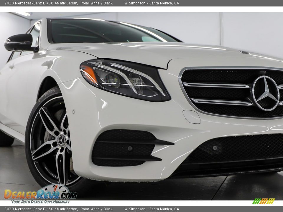 2020 Mercedes-Benz E 450 4Matic Sedan Polar White / Black Photo #2