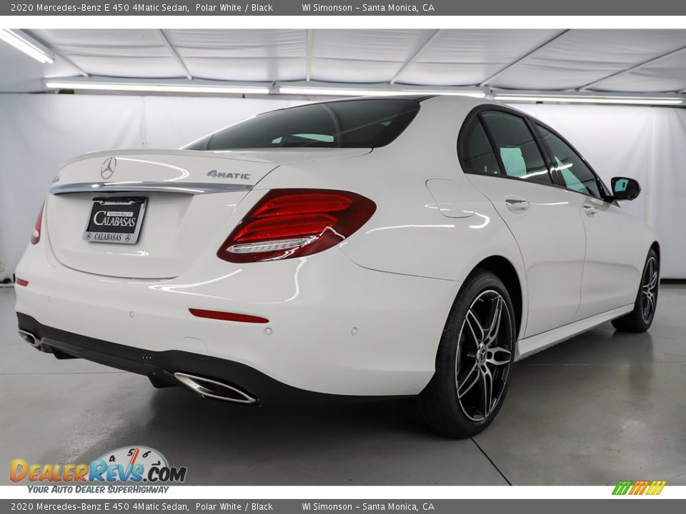 2020 Mercedes-Benz E 450 4Matic Sedan Polar White / Black Photo #3