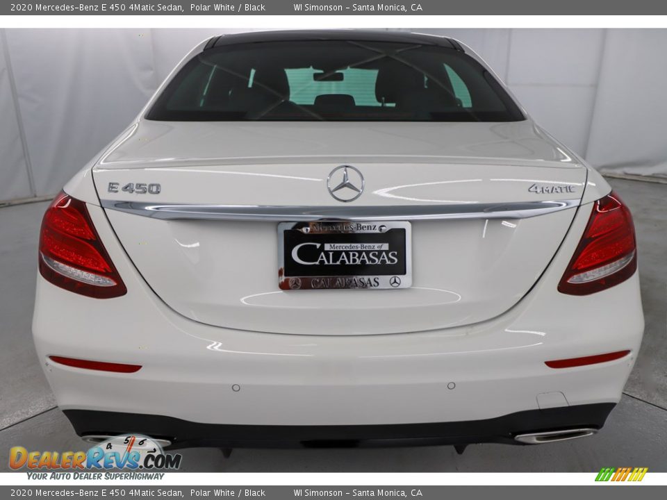 2020 Mercedes-Benz E 450 4Matic Sedan Polar White / Black Photo #4