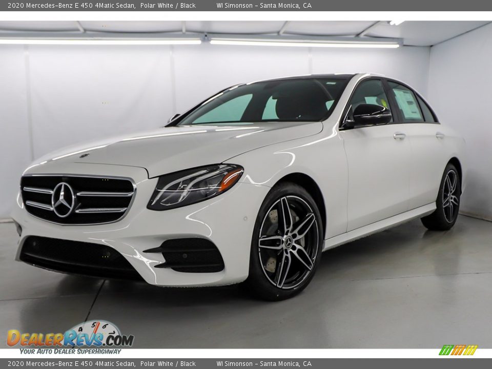 2020 Mercedes-Benz E 450 4Matic Sedan Polar White / Black Photo #6