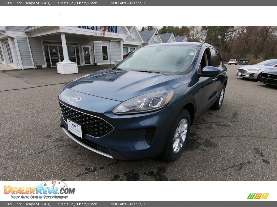 2020 Ford Escape SE 4WD Blue Metallic / Ebony Black Photo #3