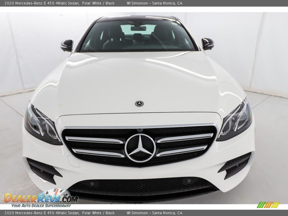 2020 Mercedes-Benz E 450 4Matic Sedan Polar White / Black Photo #7