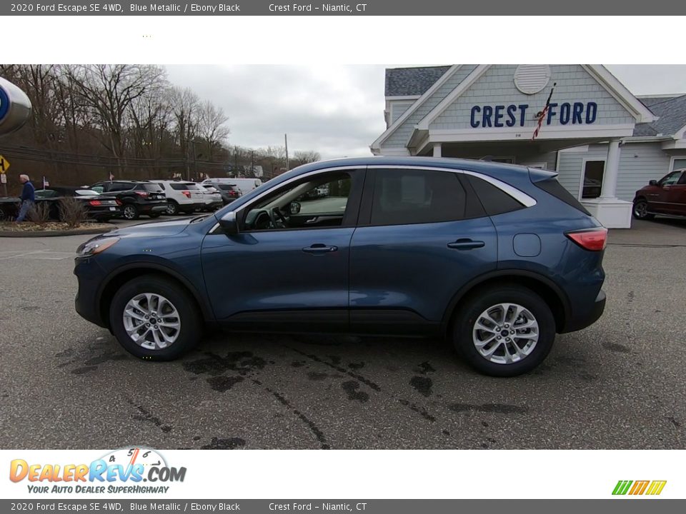 2020 Ford Escape SE 4WD Blue Metallic / Ebony Black Photo #4