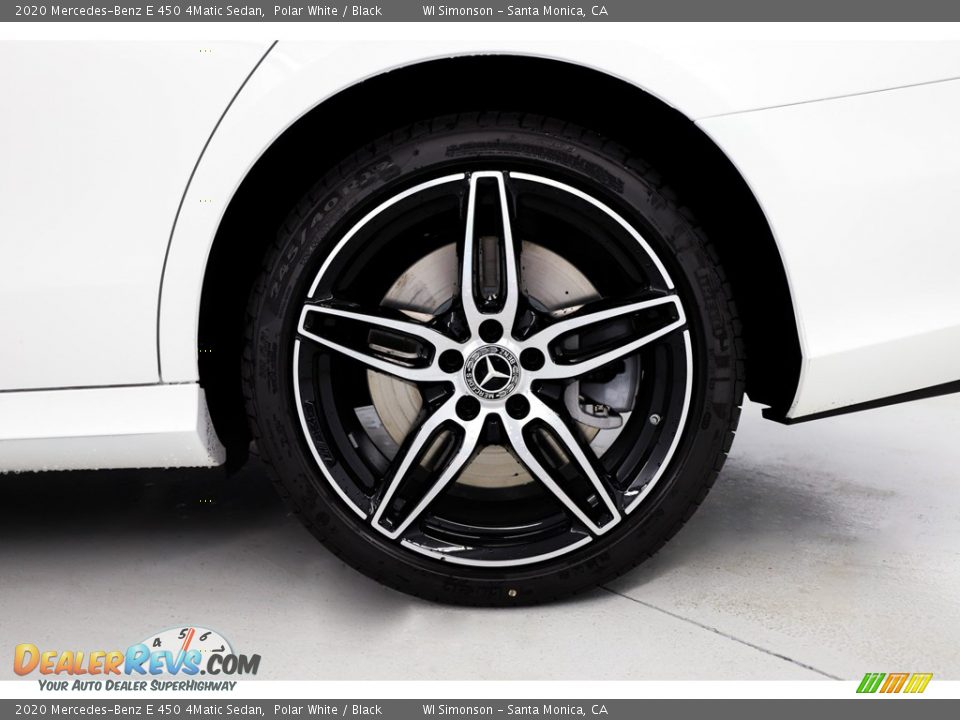 2020 Mercedes-Benz E 450 4Matic Sedan Polar White / Black Photo #8