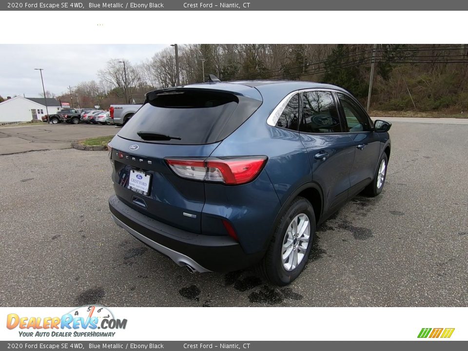 2020 Ford Escape SE 4WD Blue Metallic / Ebony Black Photo #7