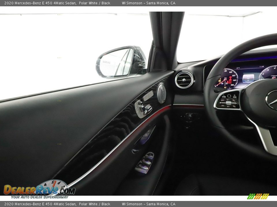 2020 Mercedes-Benz E 450 4Matic Sedan Polar White / Black Photo #12