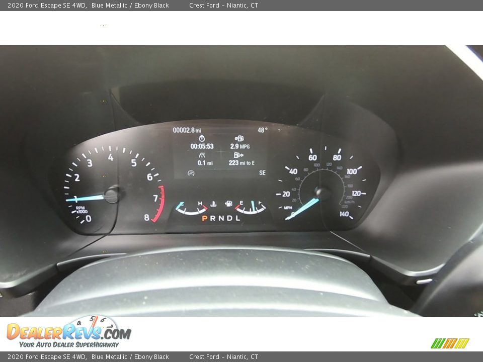 2020 Ford Escape SE 4WD Blue Metallic / Ebony Black Photo #13