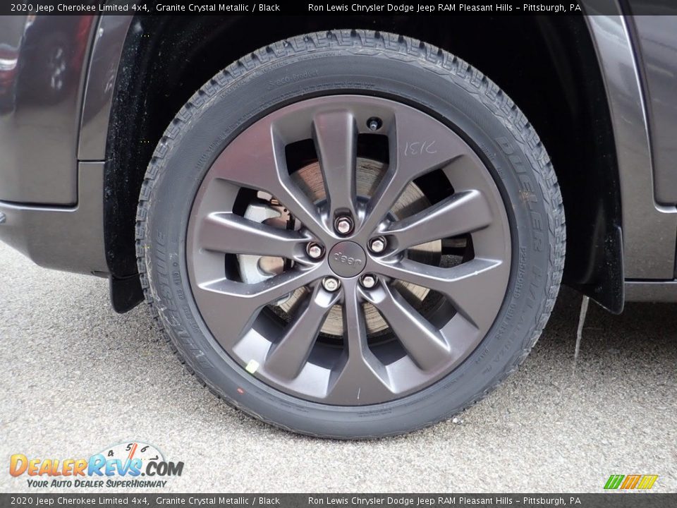 2020 Jeep Cherokee Limited 4x4 Granite Crystal Metallic / Black Photo #6