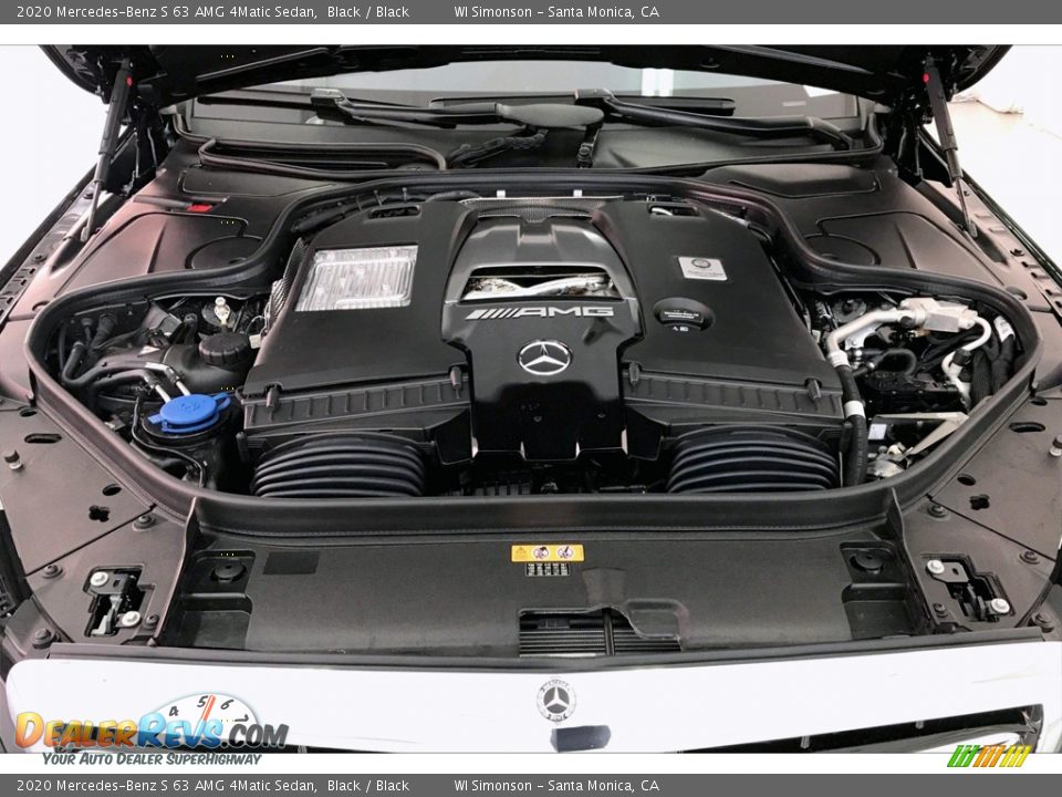 2020 Mercedes-Benz S 63 AMG 4Matic Sedan 4.0 Liter DI biturbo DOHC 32-Valve VVT V8 Engine Photo #8
