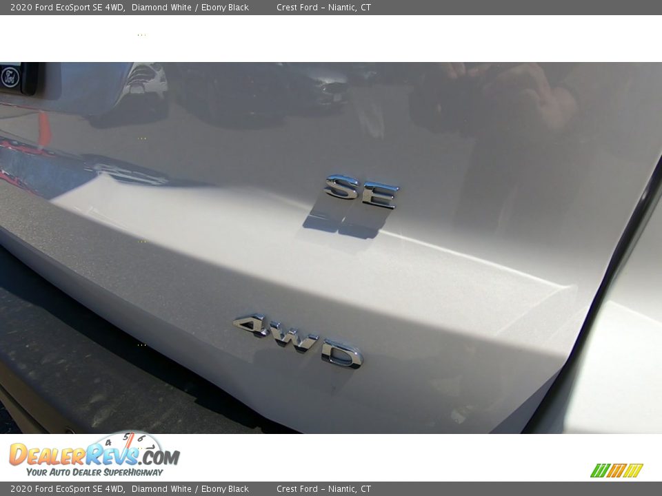 2020 Ford EcoSport SE 4WD Diamond White / Ebony Black Photo #9