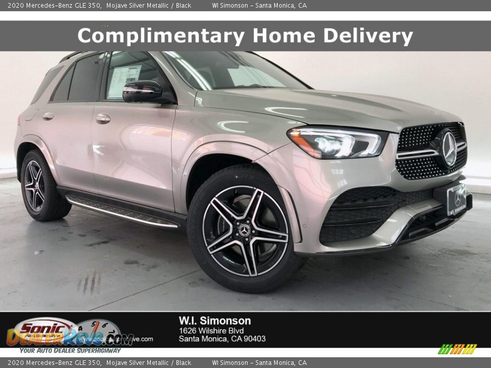 2020 Mercedes-Benz GLE 350 Mojave Silver Metallic / Black Photo #1