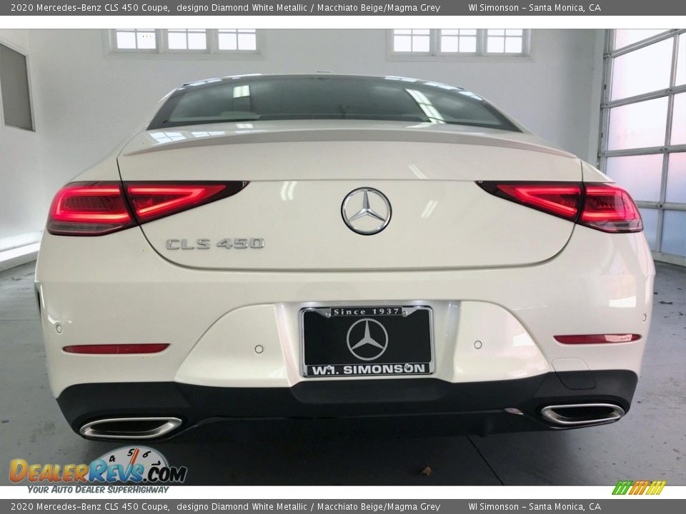 2020 Mercedes-Benz CLS 450 Coupe designo Diamond White Metallic / Macchiato Beige/Magma Grey Photo #3