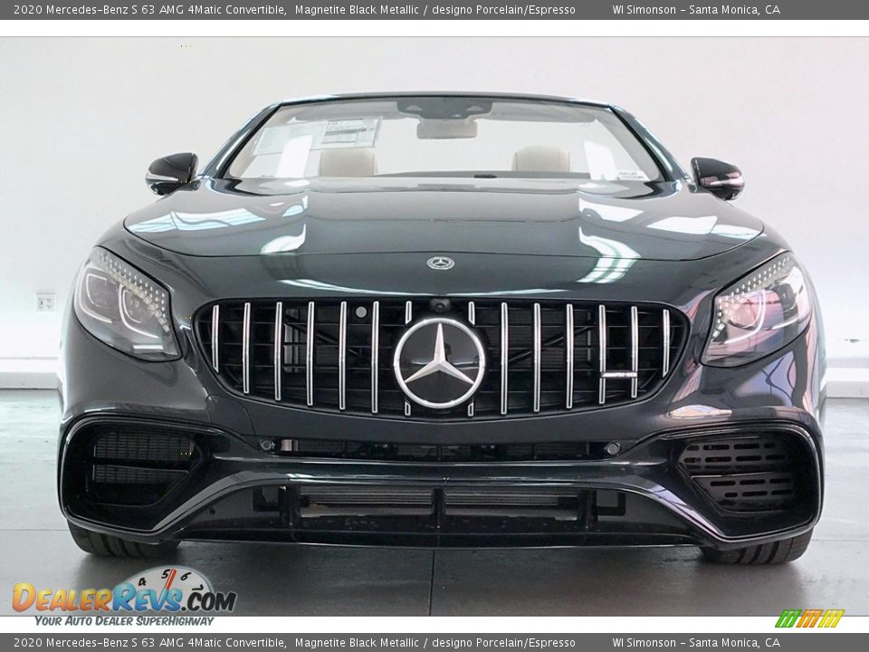 2020 Mercedes-Benz S 63 AMG 4Matic Convertible Magnetite Black Metallic / designo Porcelain/Espresso Photo #2