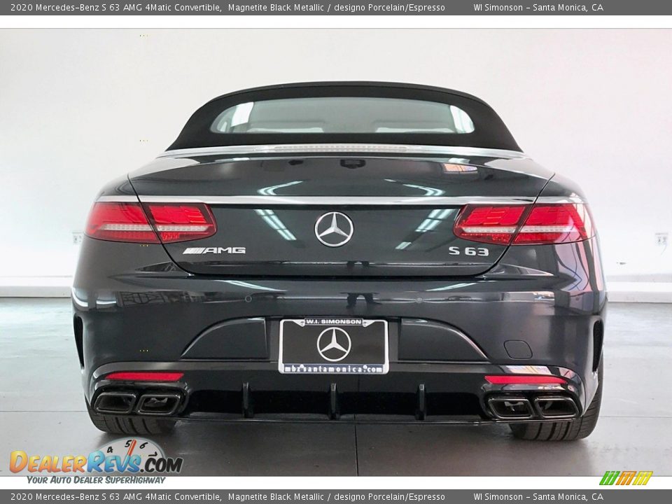 2020 Mercedes-Benz S 63 AMG 4Matic Convertible Magnetite Black Metallic / designo Porcelain/Espresso Photo #3