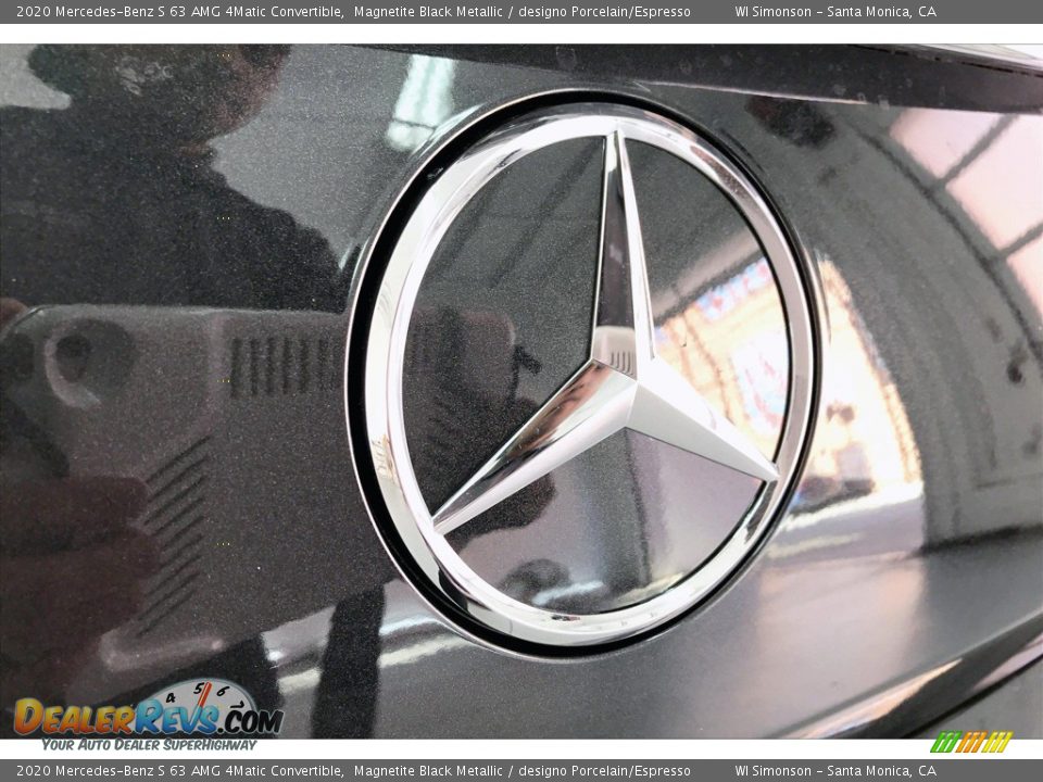 2020 Mercedes-Benz S 63 AMG 4Matic Convertible Magnetite Black Metallic / designo Porcelain/Espresso Photo #7